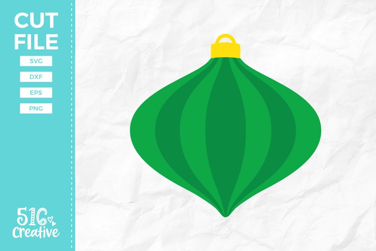 Christmas Ornament SVG DXF EPS PNG example image 1