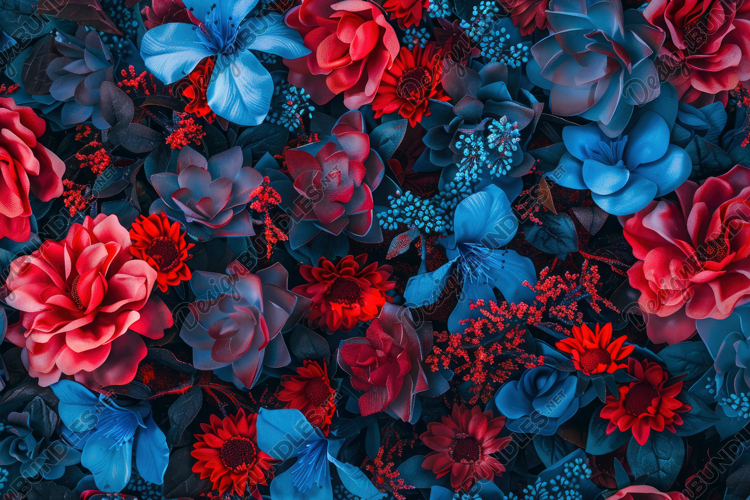 Flowers Texture Image 24