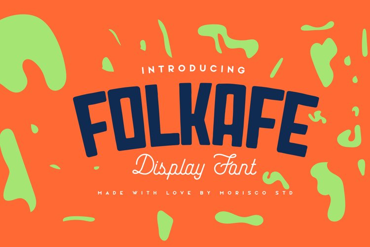 Folkafe - Display Font example image 1