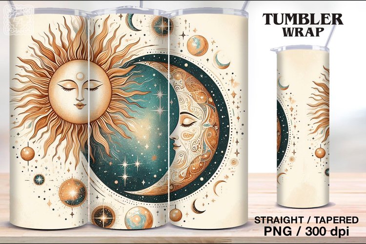 Day&Night Tumbler Sublimation, 20 oz Tumbler Wrap