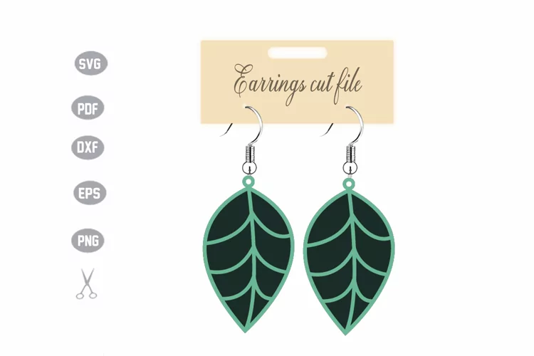Earrings Template SVG