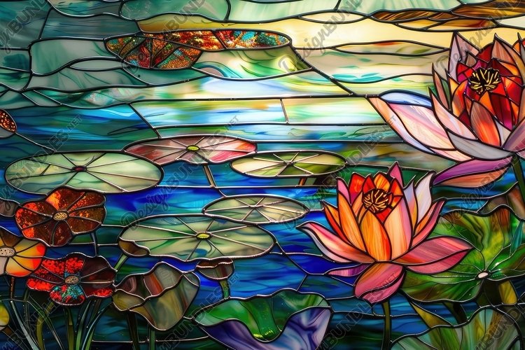 Stained Glass Texture Image 5