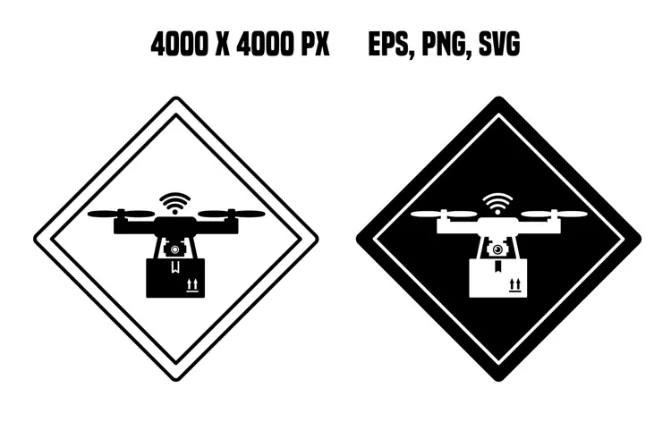 Drone Drop Zone Signs