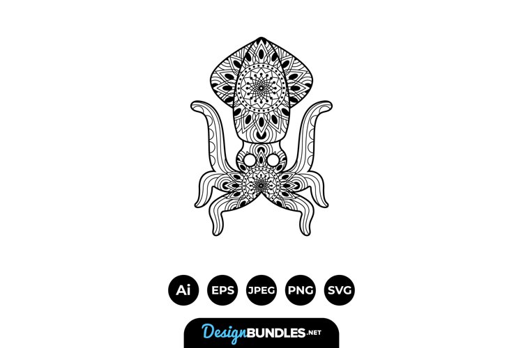Squid Mandalas