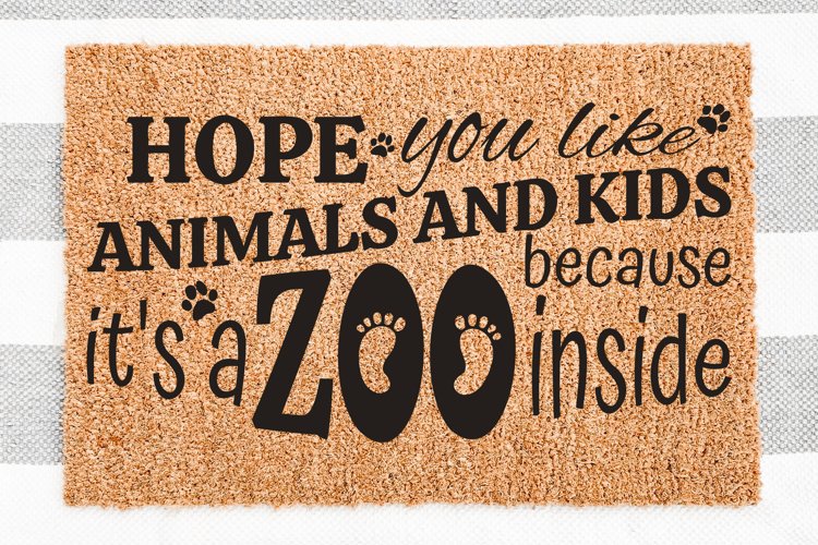 Hope You Like Animals And Kids Because It's A Zoo Inside SVG example image 1