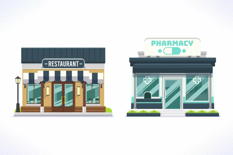 Store Facades Set
