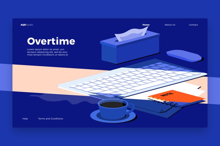Work Desk - Banner   Landing Page