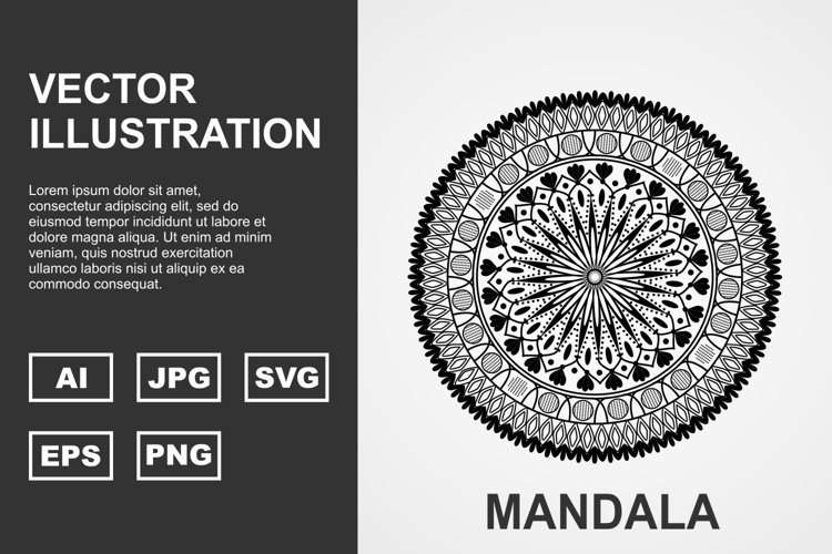 Vector Mandala Illustration Design example image 1