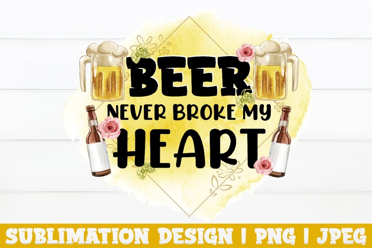 Beer Sublimation Design, Beer PNG, Beer Sublimation (1259031) Sublimation Design Bundles