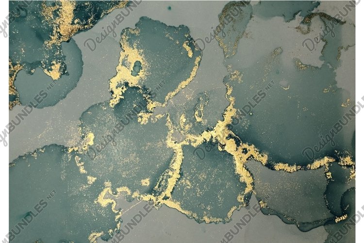 GOLD ALCOHOL INK TEXTURE example image 1