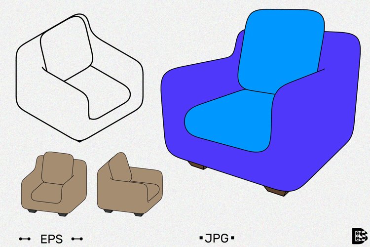 Armchair Clipart Image 2