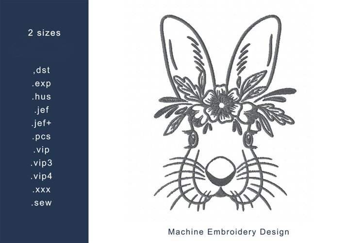 Bunny Embroidery Image 15