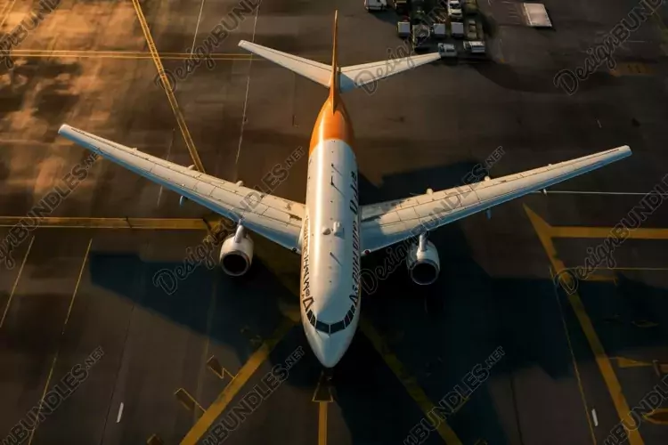 Airline aerial stock photography