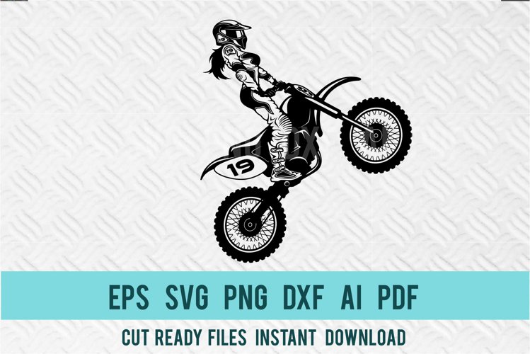 Download Motocross Motorcycle Girl Svg Extreme Sports Svg 1153148 Cut Files Design Bundles