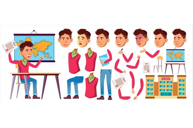 School Vector Image 18