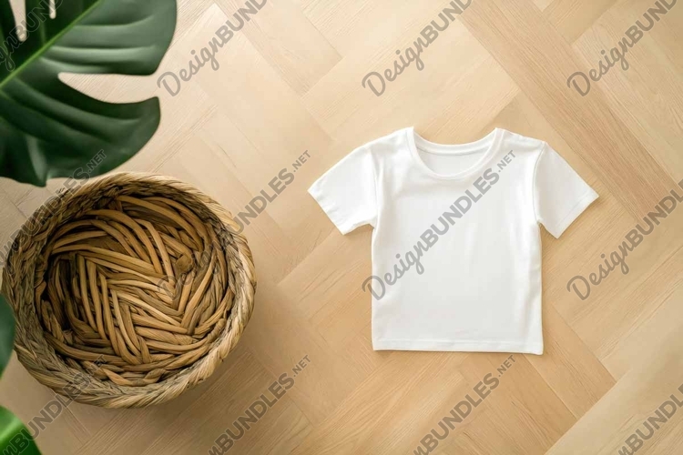 White Tshirt Mockup Image 8
