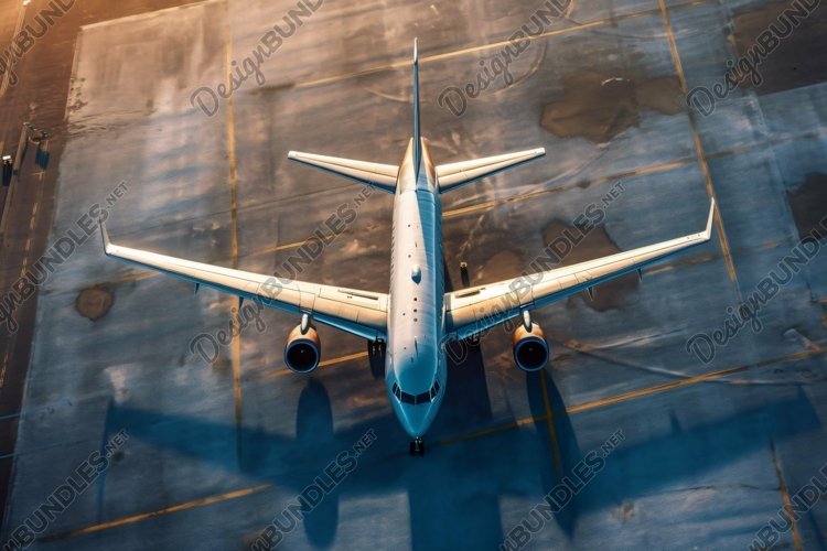 Airline aerial stock photography example image 1