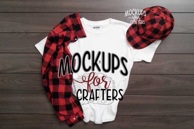 White Tshirt Mockup Image 22