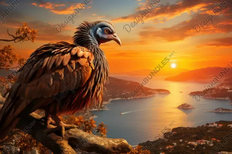 Vulture Bird Background Wallpaper