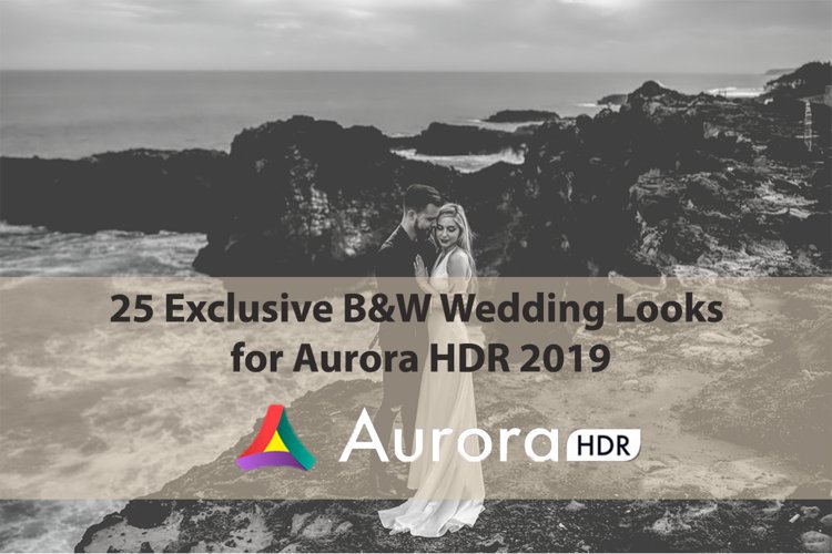 25 Exclusive B&W Wedding Looks for Aurora HDR 2019