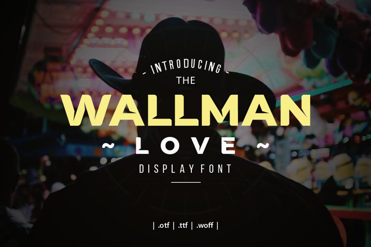 Wallman Love Display Font example image 1