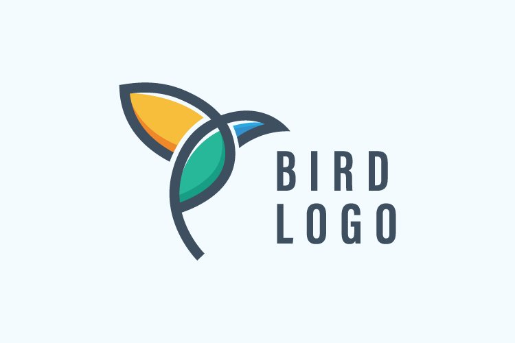 simple bird logo elegant example image 1
