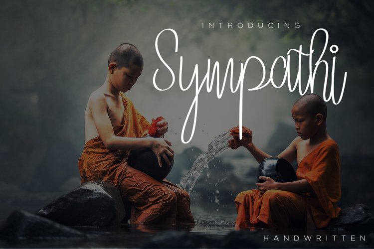 Sympathi Font signature example image 1