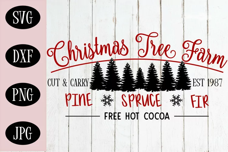 Christmas Tree Farm SVG | Christmas Cut File