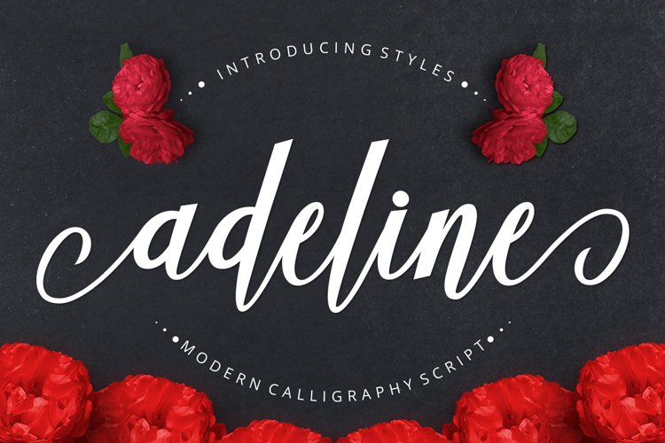 Adeline Script example image 1