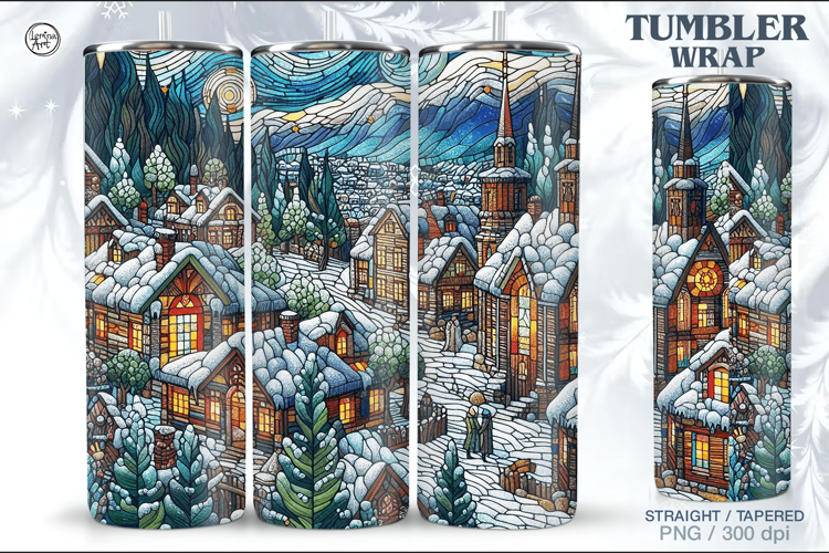 Christmas Tumbler Wrap 20 oz