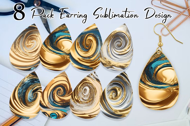 Sublimation Earring Designs Image 3