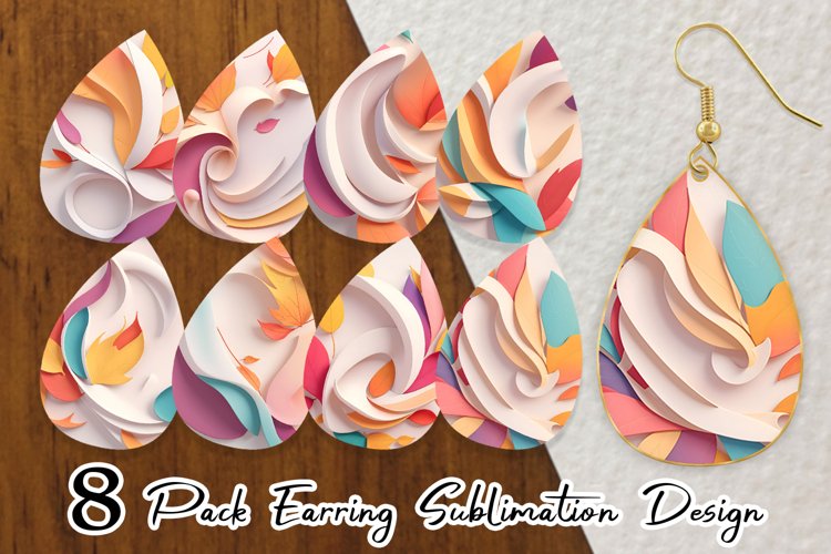 Sublimation Earring Designs Image 12