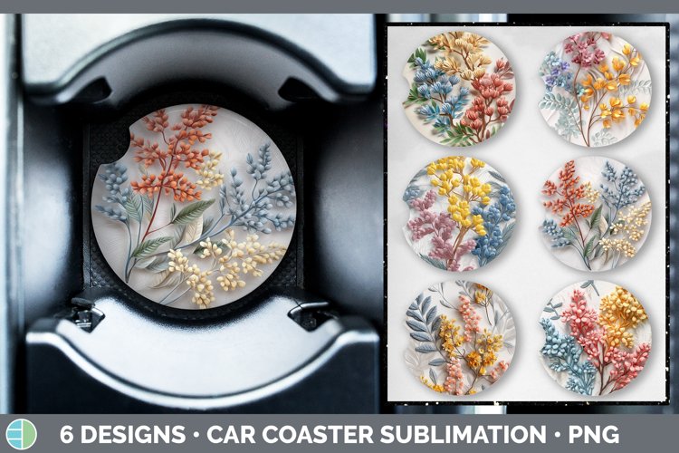 Car Coaster Sublimation Designs Image 5