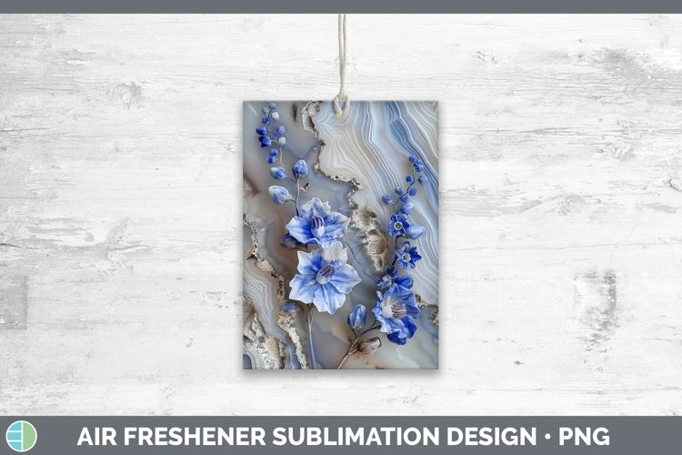 Gorgeous3D Agate Flowers Air Freshener design.