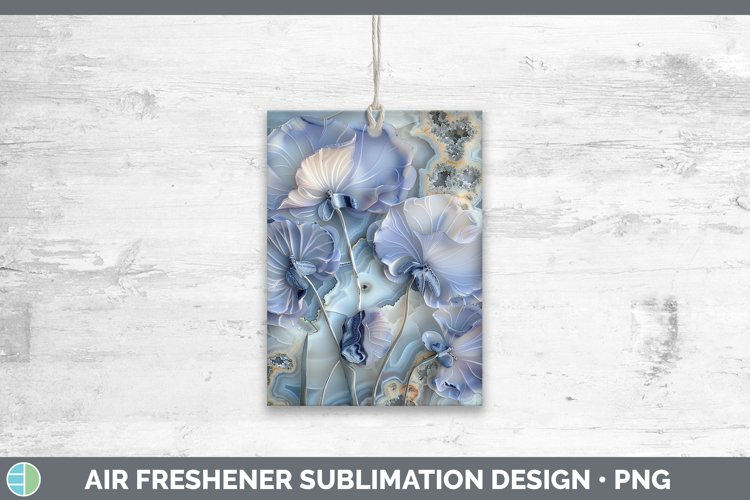 Gorgeous3D Agate Flowers Air Freshener design.