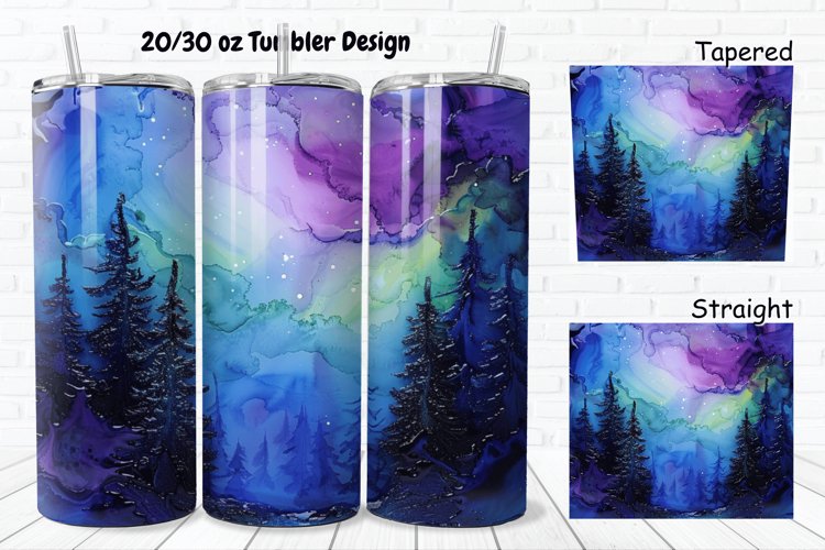Alcohol Ink Tumbler Wrap Image 8