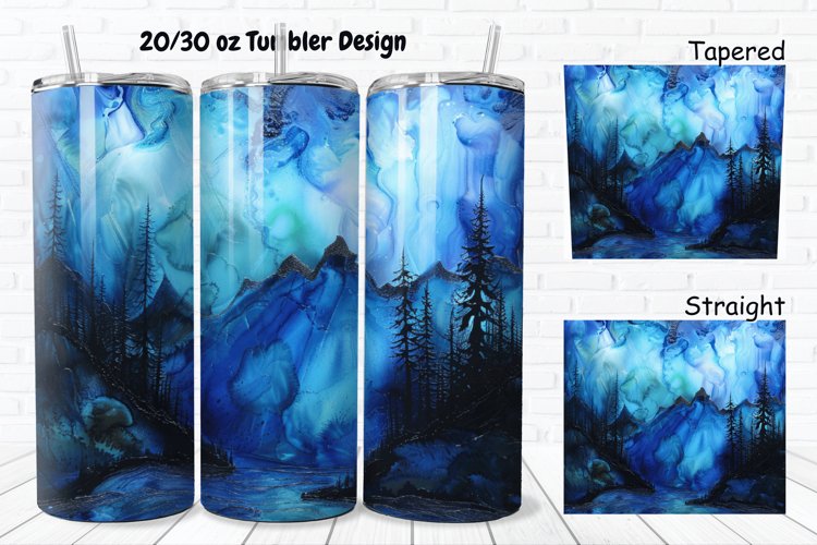 Alcohol Ink Tumbler Wrap Image 16