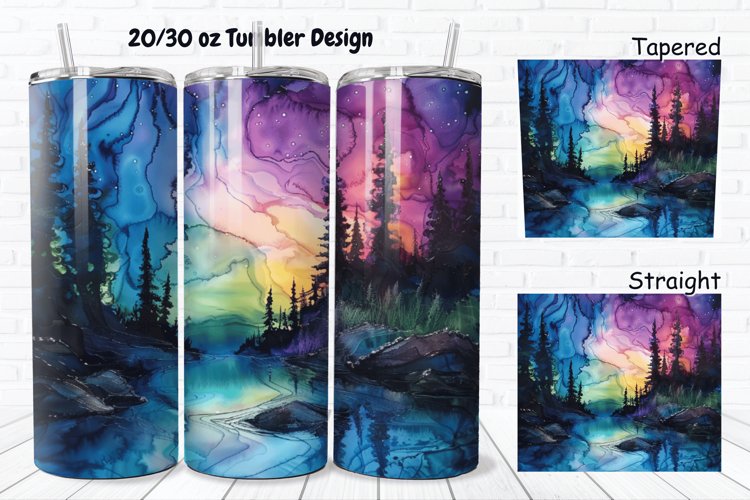 Alcohol Ink Tumbler Wrap Image 18