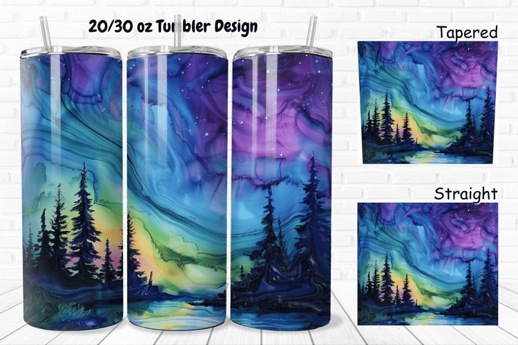 Alcohol Ink Tumbler Wrap Image 10