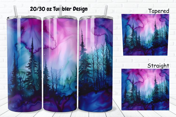 Alcohol Ink Tumbler Wrap Image 17