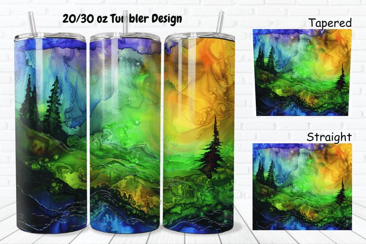 Alcohol Ink Tumbler Wrap Image 14
