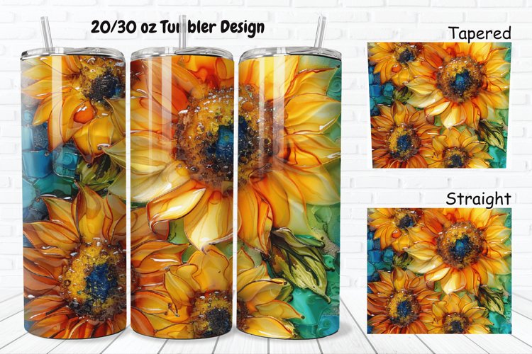 Alcohol Ink Tumbler Wrap Image 22