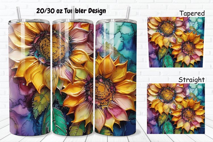 Alcohol Ink Tumbler Wrap Image 21