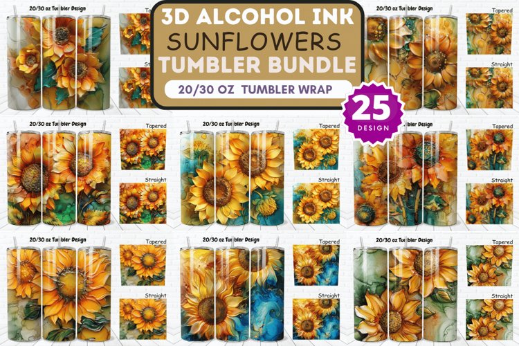 Alcohol Ink Tumbler Wrap Image 18