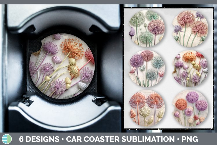 Car Coaster Sublimation Designs Image 4