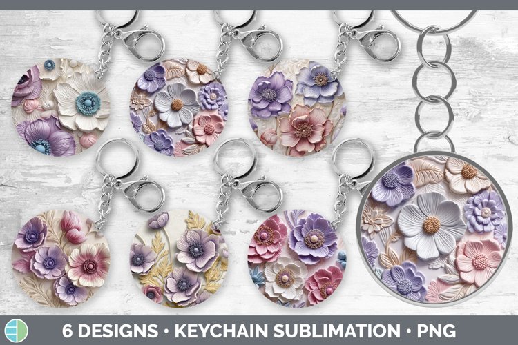 Keychain Sublimation Designs Image 3