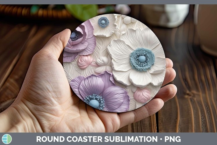 Gorgeous3D Round Coaster design.