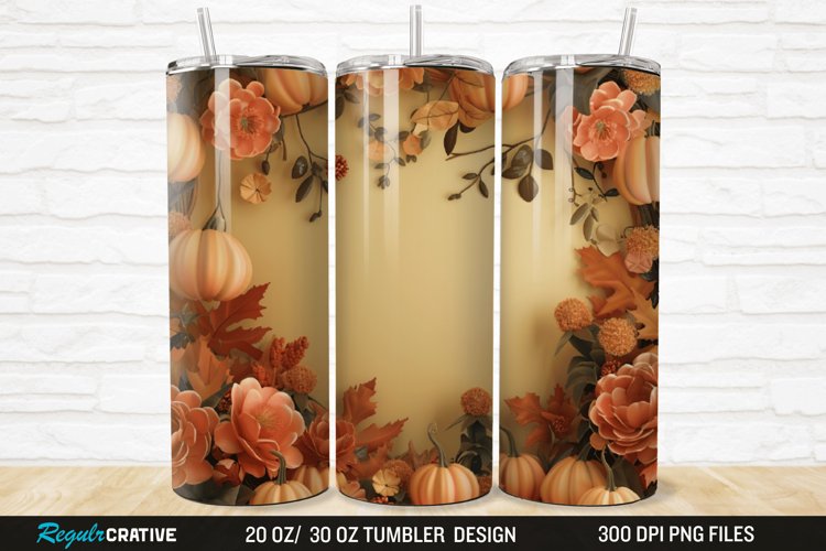 Fall Tumbler Wrap Image 10