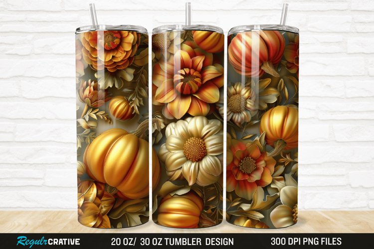 Fall Tumbler Wrap Image 4