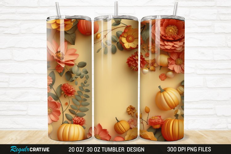 Fall Tumbler Wrap Image 12